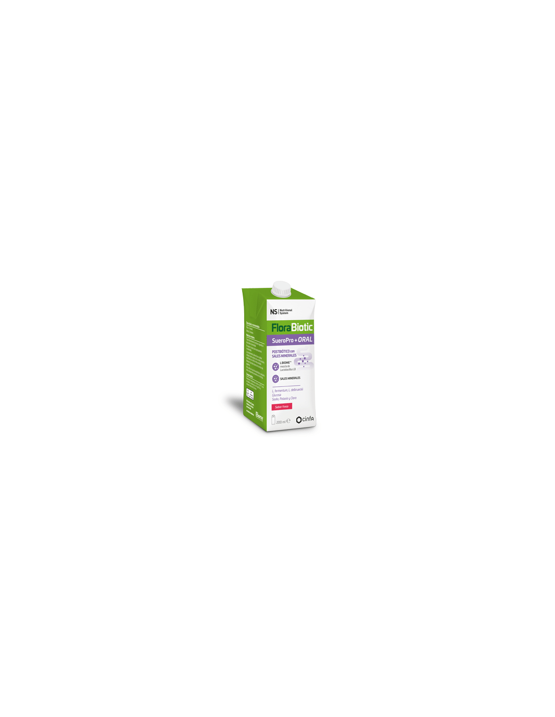 CINFA NS FLORABIOTIC SUEROPRO+ ORAL 1 ENVASE SABOR FRESA - 200 mL