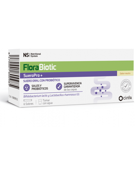 CINFA NS FLORABIOTIC SUEROPRO+ SABOR NEUTRO - 6 sobres
