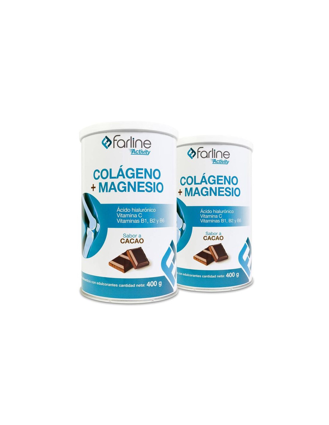 FARLINE ACTIVITY COLAGENO DUPLO CHOCOLATE - pack dos botes