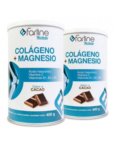 FARLINE ACTIVITY COLAGENO DUPLO CHOCOLATE - pack dos botes