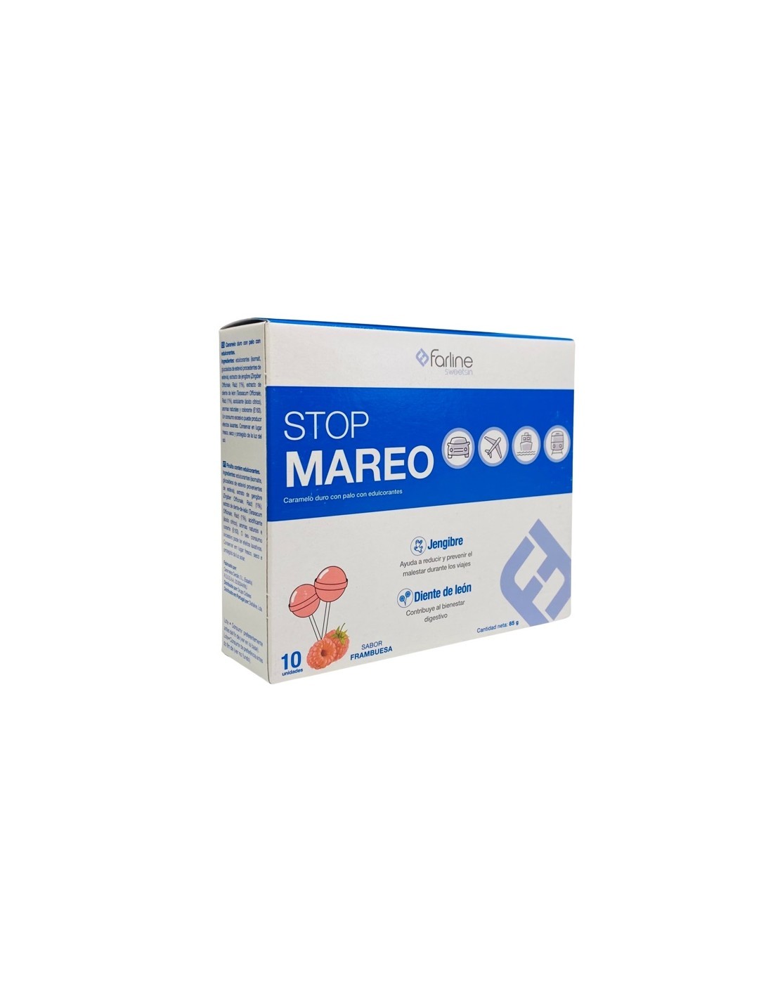 FARLINE STOP MAREOS PIRULETAS - 10 unidades