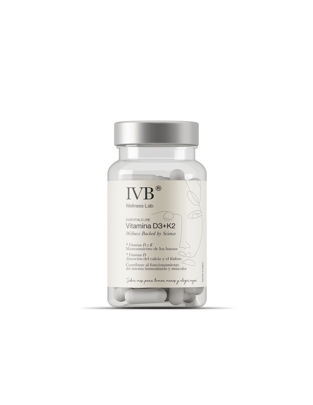 IVB VITAMINA D3+K2 60 cápsulas