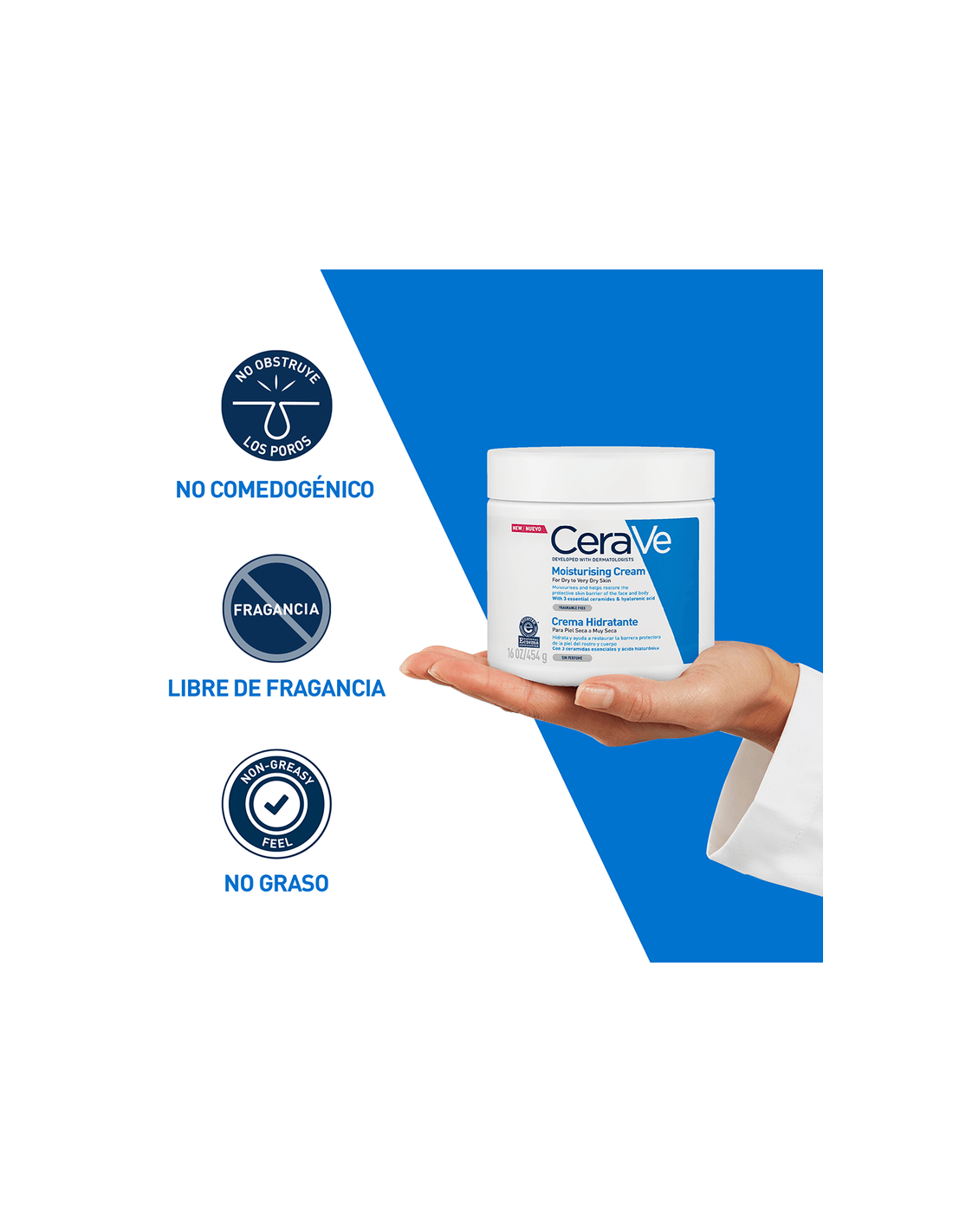 CERAVE CREMA HIDRATANTE PIEL SECA (TARRO)  454...