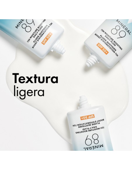 VICHY MINERAL 89 FLUIDO DIARIO BOOST DE HIDRATACION 72 HORAS SPF 50+ - 50mL