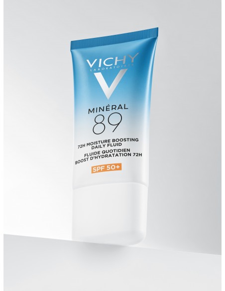 VICHY MINERAL 89 FLUIDO DIARIO BOOST DE HIDRATACION 72 HORAS SPF 50+ - 50mL