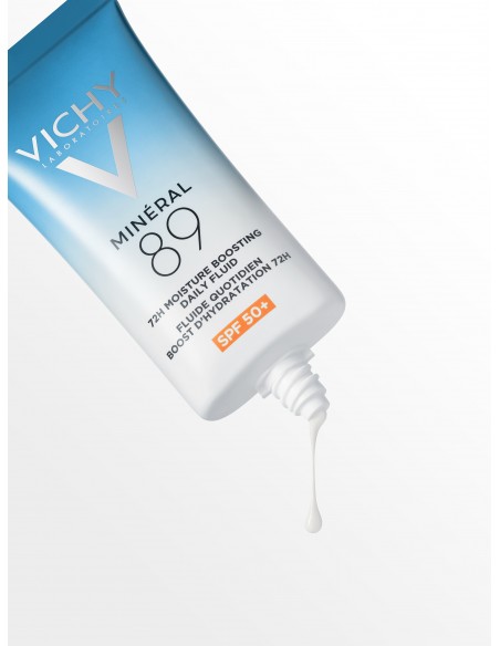 VICHY MINERAL 89 FLUIDO DIARIO BOOST DE HIDRATACION 72 HORAS SPF 50+ - 50mL