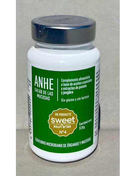SWEET by ASUN ARIAS NÚMERO 4 ANHE SALUD DE LAS MUCOSAS Y DEL ORGANISMO 30 cápsulas