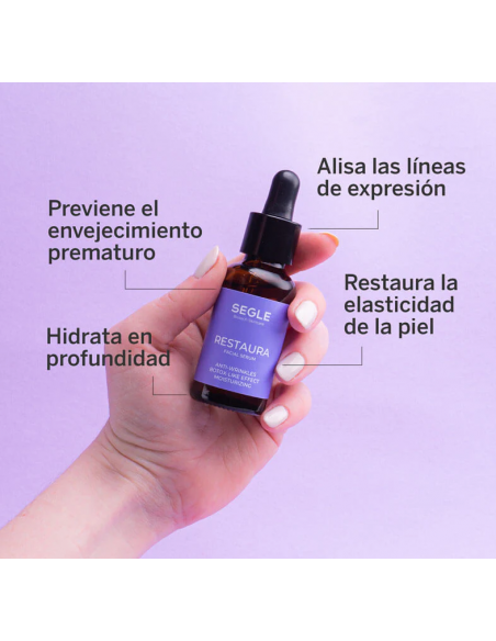 SEGLE PACK RESTAURA ANTIARRUGAS SERUM 30ml + CONTORNO OJOS Y LABIOS FLASH SERUM 15ml