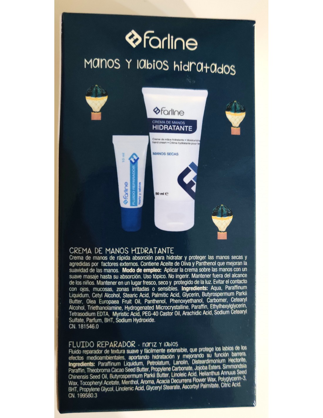 FARLINE PACK MANOS Y LABIOS HIDRATADOS