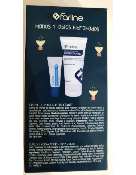 FARLINE PACK MANOS Y LABIOS HIDRATADOS