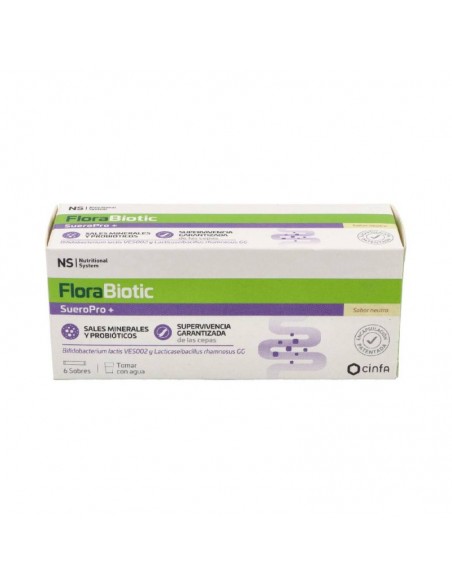 CINFA NS FLORABIOTIC SUEROPRO+ SABOR NEUTRO - 6 sobres