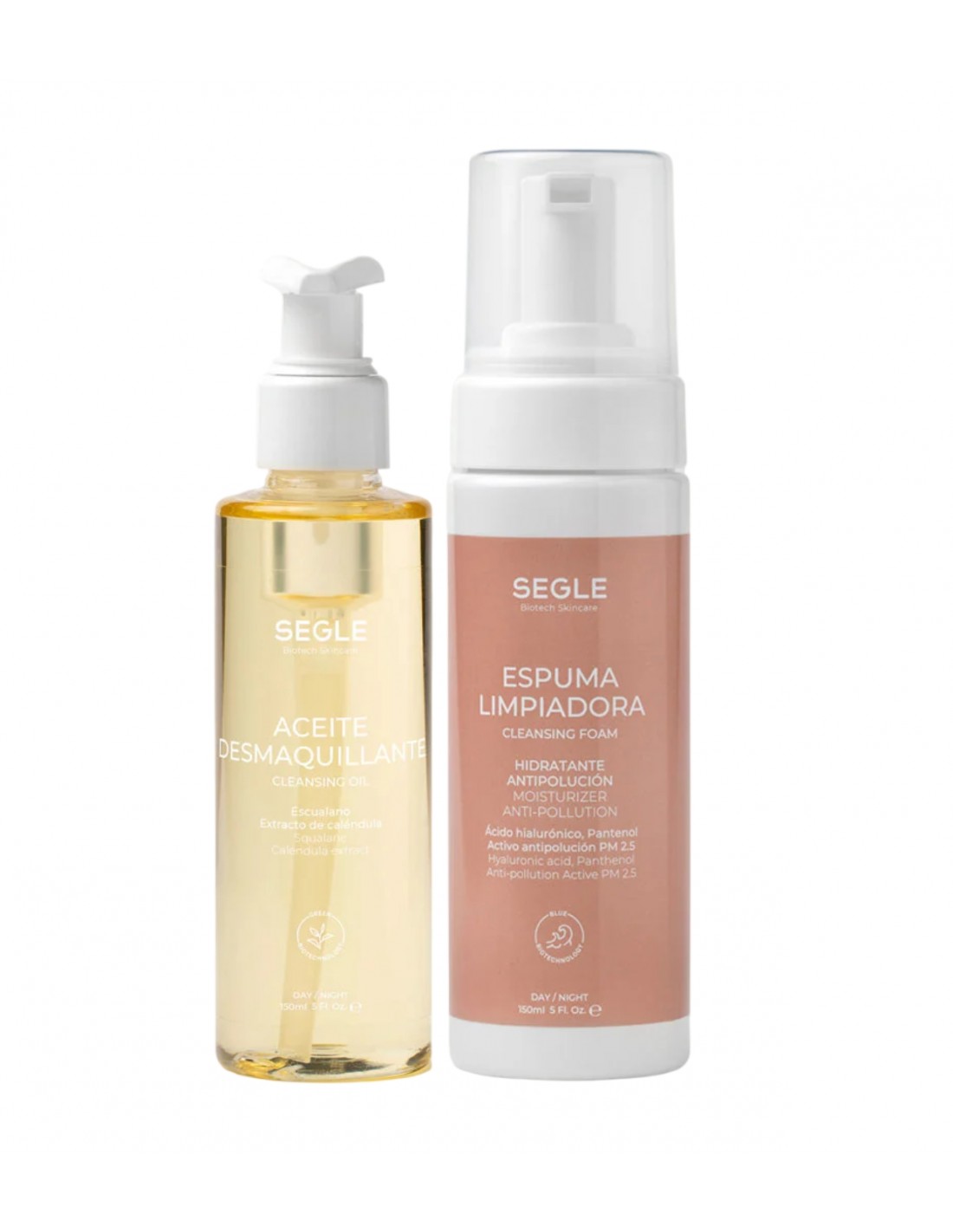 SEGLE SET DOBLE LIMPIEZA ACEITE 150ml Y ESPUMA...