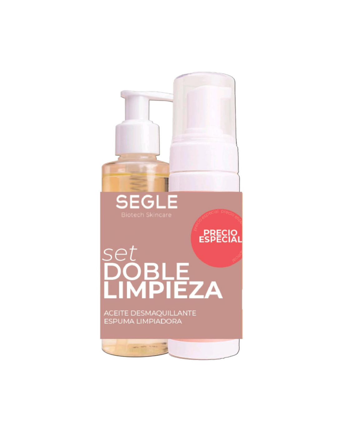 SEGLE SET DOBLE LIMPIEZA ACEITE 150ml Y ESPUMA 150ml