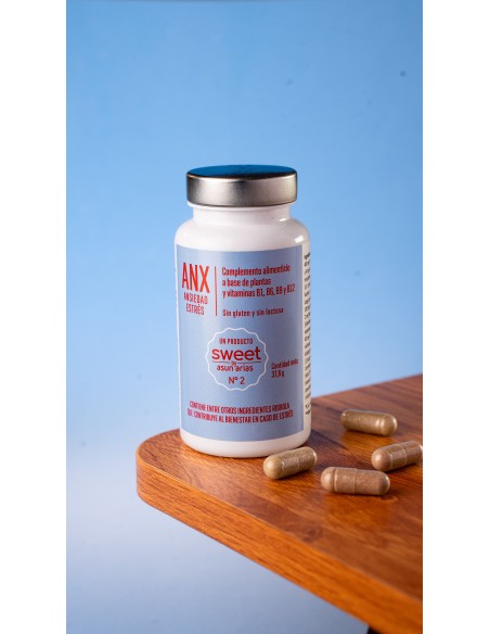 SWEET by ASUN ARIAS NÚMERO 2 ANX ANSIEDAD Y ESTRÉS 60 cápsulas