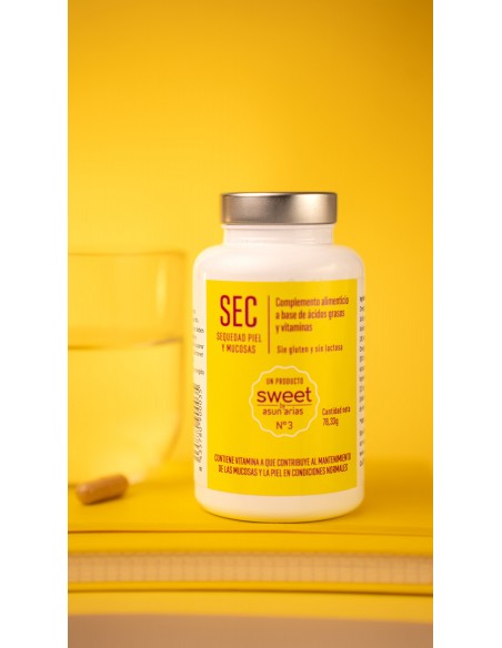 SWEET by ASUN ARIAS NÚMERO 3 SEC SEQUEDAD PIEL Y MUCOSAS 60 cápsulas