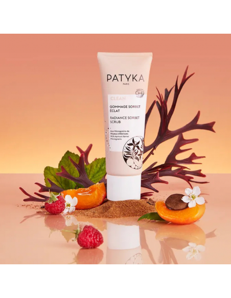 PACK BRONCEADO PERFECTO ROSTRO-Concentrado de sol sérum Patyka + Exfoliante sorbete iluminador Patyka