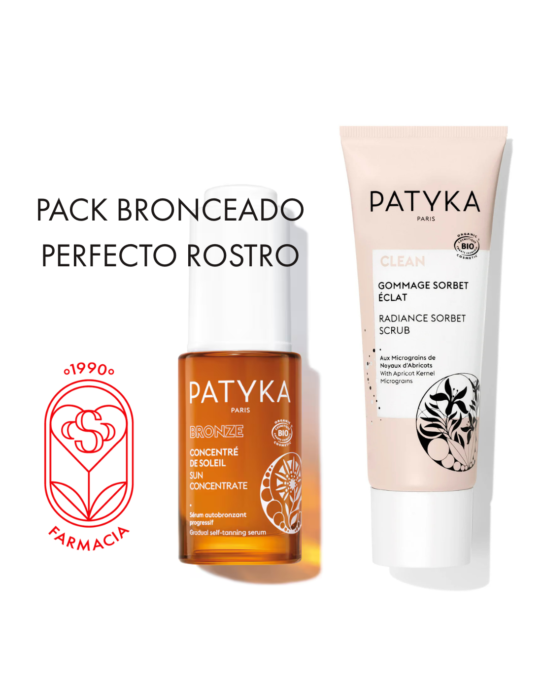 PACK BRONCEADO PERFECTO ROSTRO-Concentrado de sol sérum...