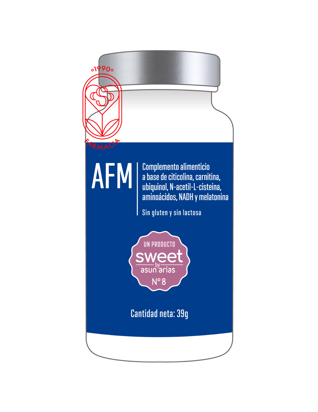 SWEET BY ASUN ARIAS AFM NÚMERO 8 60 CÁPSULAS ACTIVIDAD...
