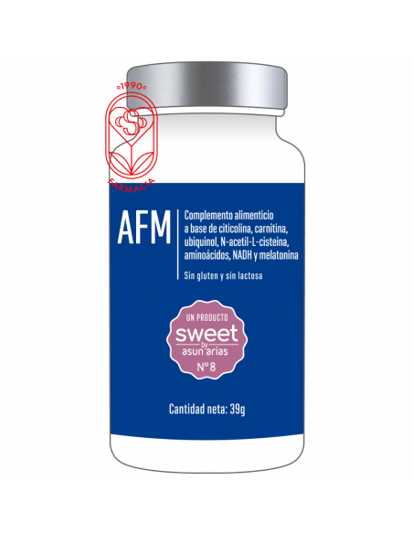 SWEET BY ASUN ARIAS AFM NÚMERO 8 60 CÁPSULAS ACTIVIDAD FÍSICA Y MENTAL