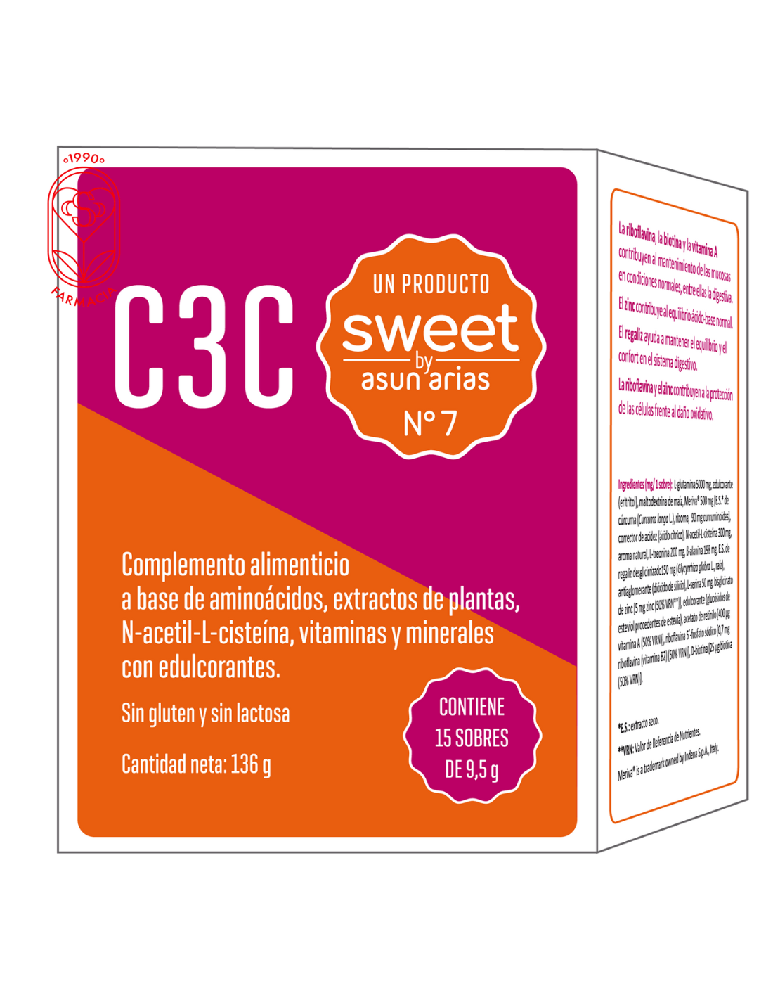 SWEET BY ASUN ARIAS C3C NÚMERO 7 15 SOBRES