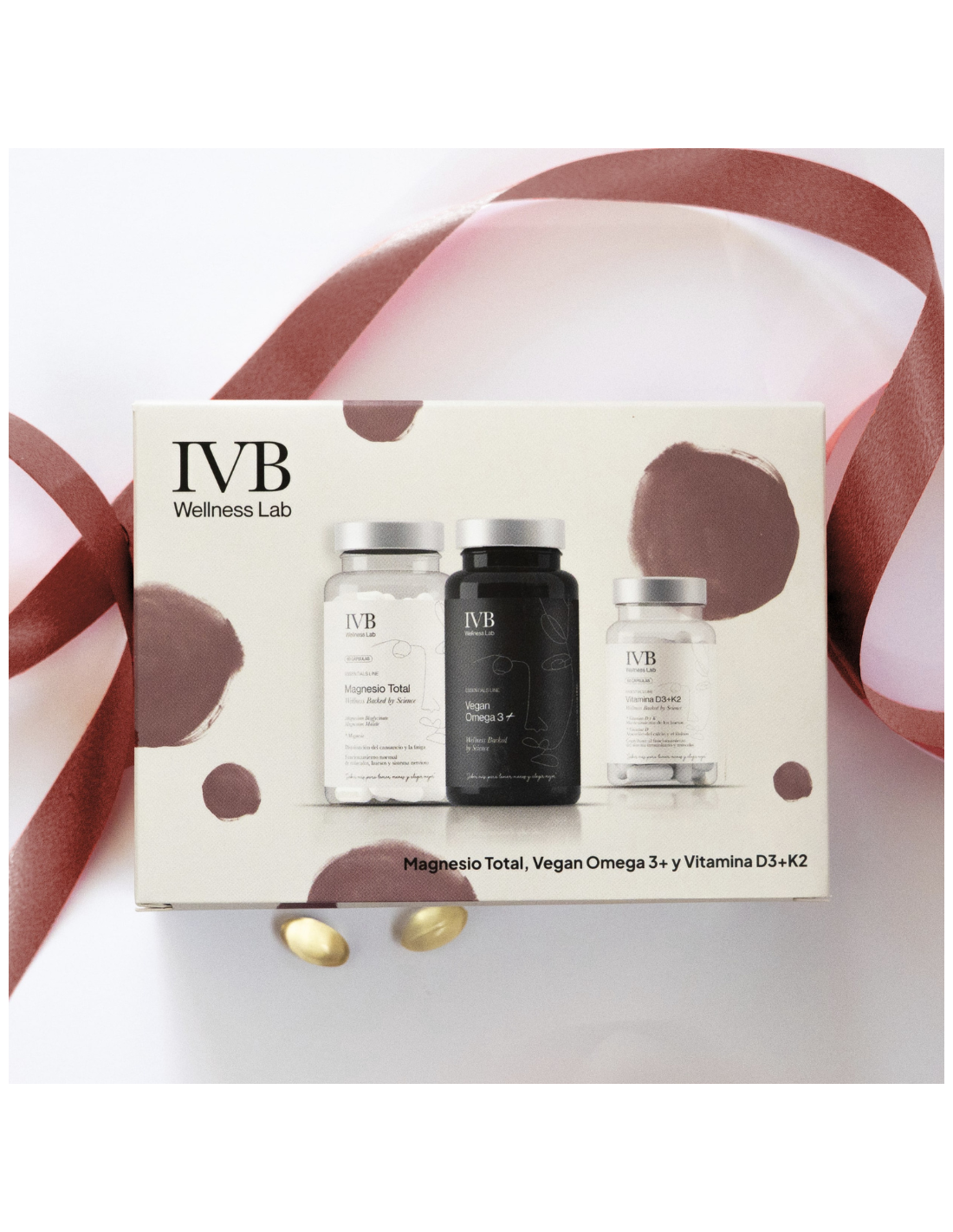 IVB PACK ESENCIALES (magnesio total + vegan omega + D3K2)