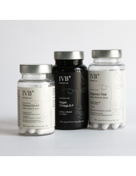 IVB PACK ESENCIALES (magnesio total + vegan omega + D3K2)