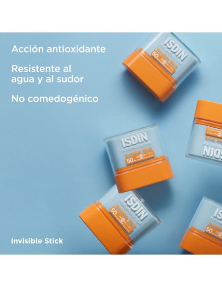 ISDIN FOTOPROTECTOR INVISIBLE STICK SPF50 10 gramos