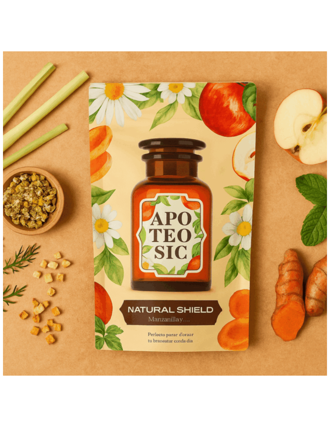 APOTEOSIC NATURAL SHIELD infusión 24 gramos (12 pirámides) 2