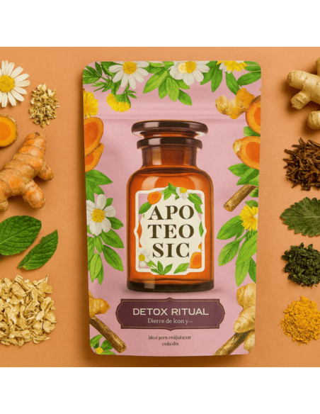 APOTEOSIC DETOX RITUAL infusión 24 gramos (12 pirámides)