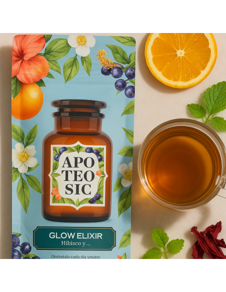 APOTEOSIC GLOW ELIXIR infusión 24 gramos (12 pirámides)