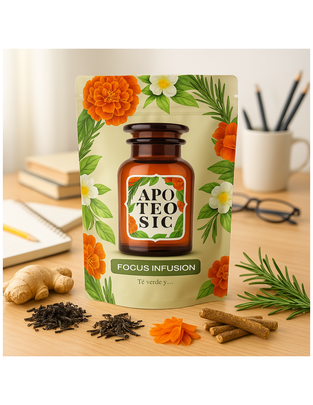 APOTEOSIC FOCUS INFUSION 24 gramos (12 pirámides)