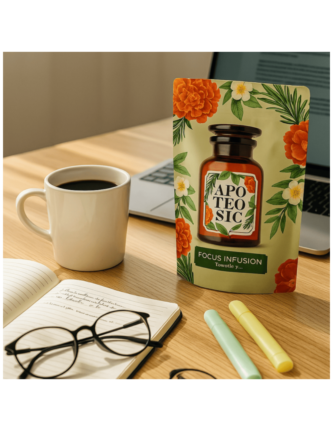 APOTEOSIC FOCUS INFUSION 24 gramos (12 pirámides)