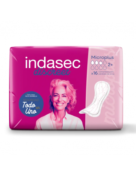INDASEC DISCREET MICROPLUS 16 unidades
