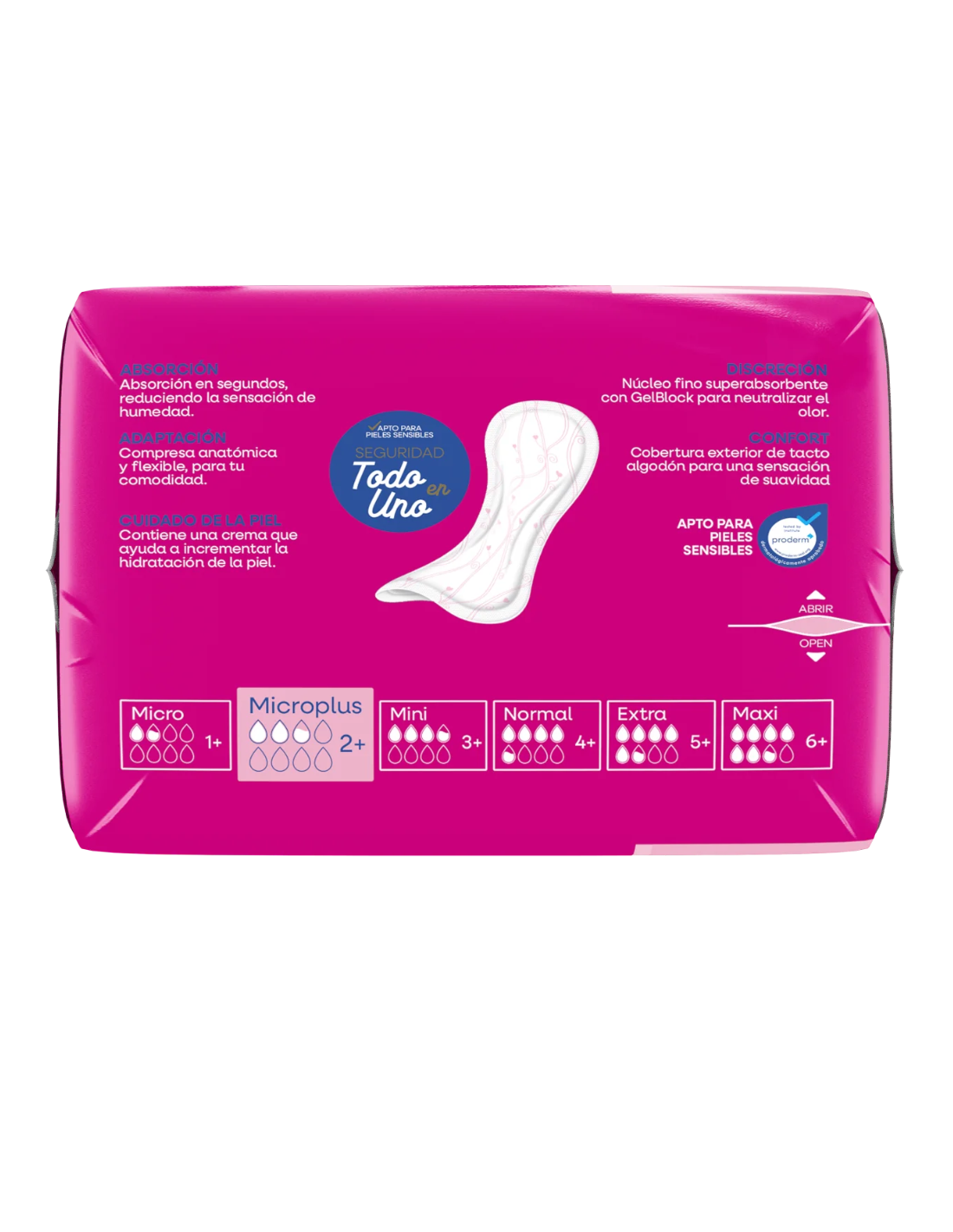 INDASEC DISCREET MICROPLUS 16 unidades