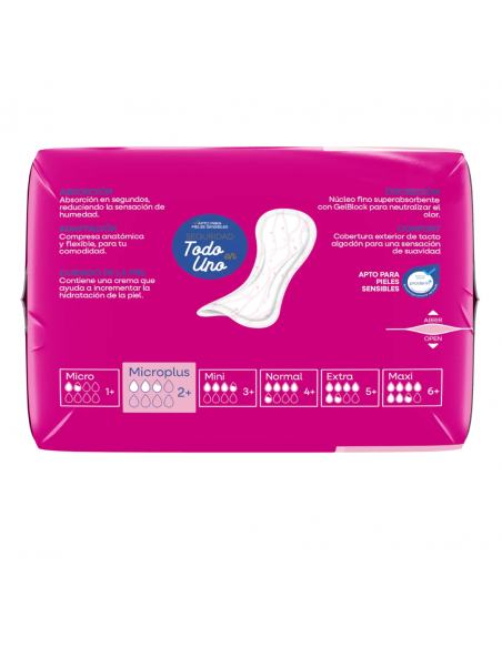 INDASEC DISCREET MICROPLUS 16 unidades