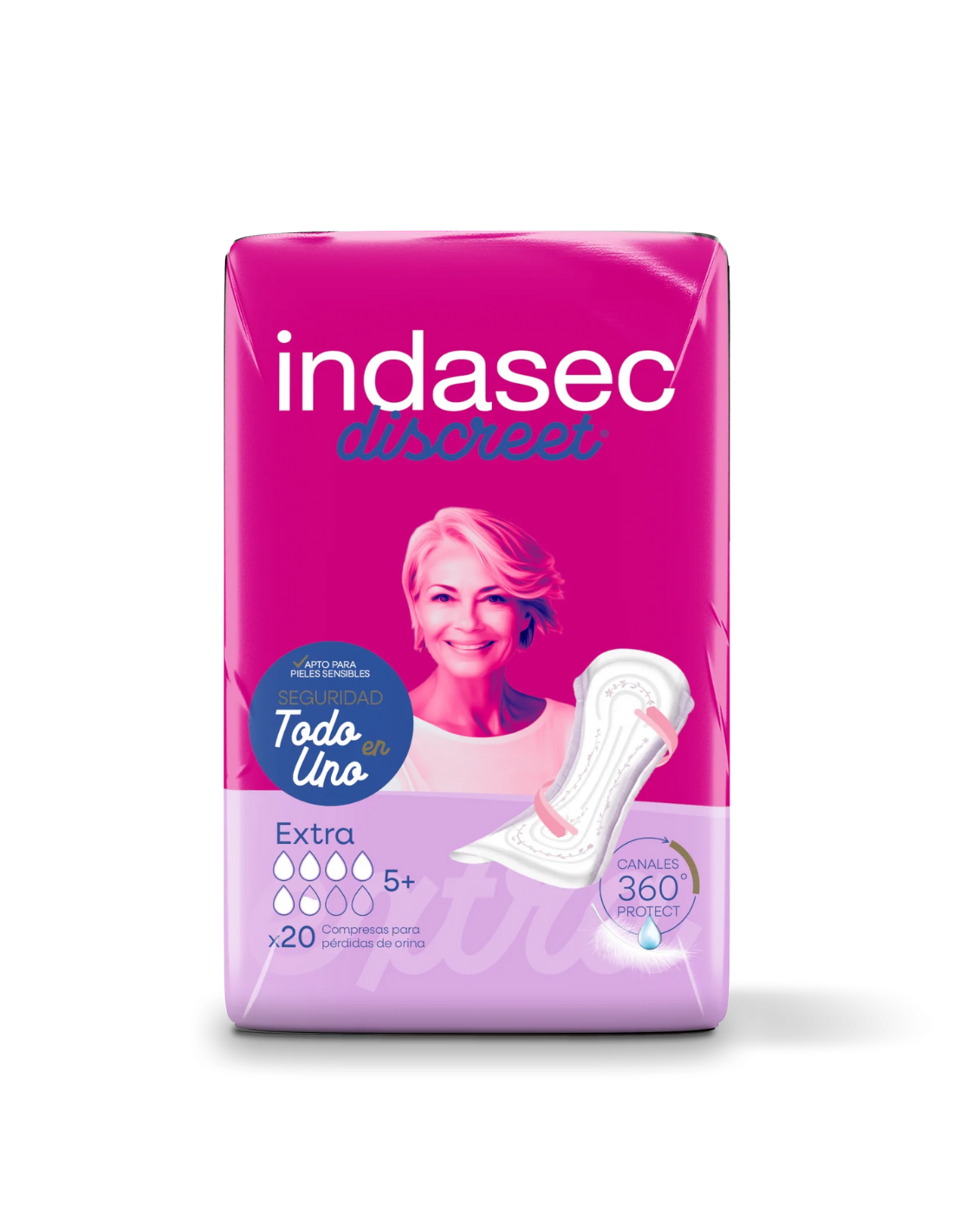 INDASEC DISCREET EXTRA 20 unidades