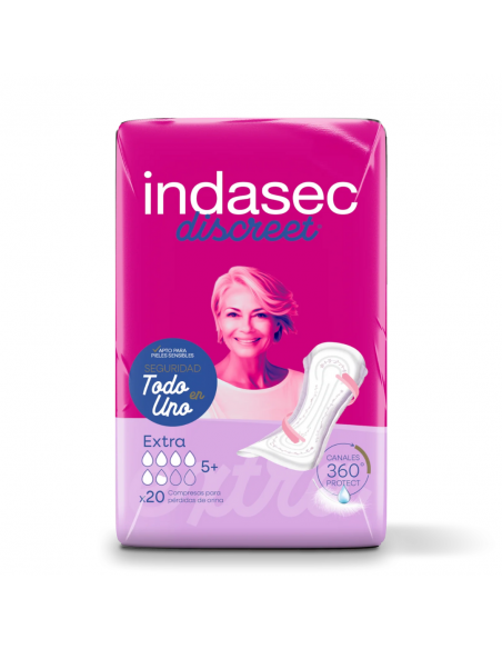 INDASEC DISCREET EXTRA 20 unidades
