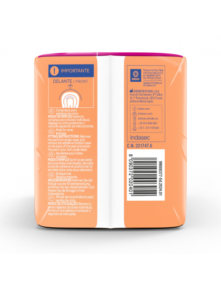 INDASEC DISCREET MAXI 15 unidades