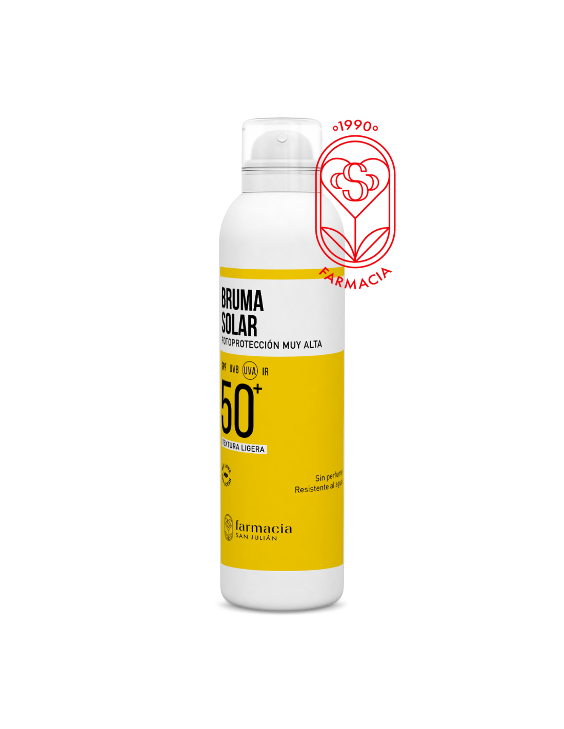 FSJ BRUMA SOLAR SPF50+ AMPLIO ESPECTRO, RESISTENTE AL AGUA Y AL SUDOR 200ml