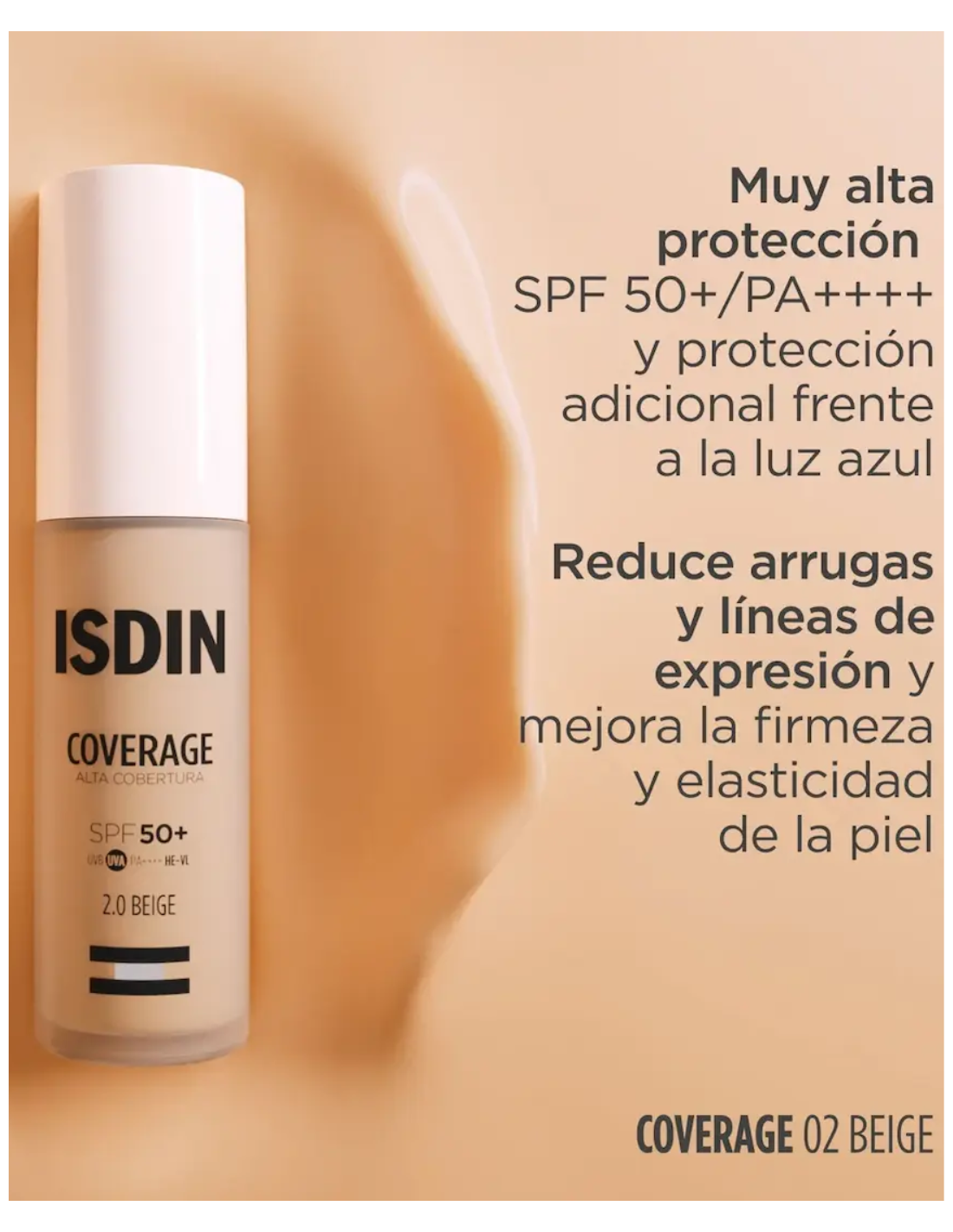 ISDIN COVERAGE COLOR 2.0 BEIGE (envase 30 gramos)