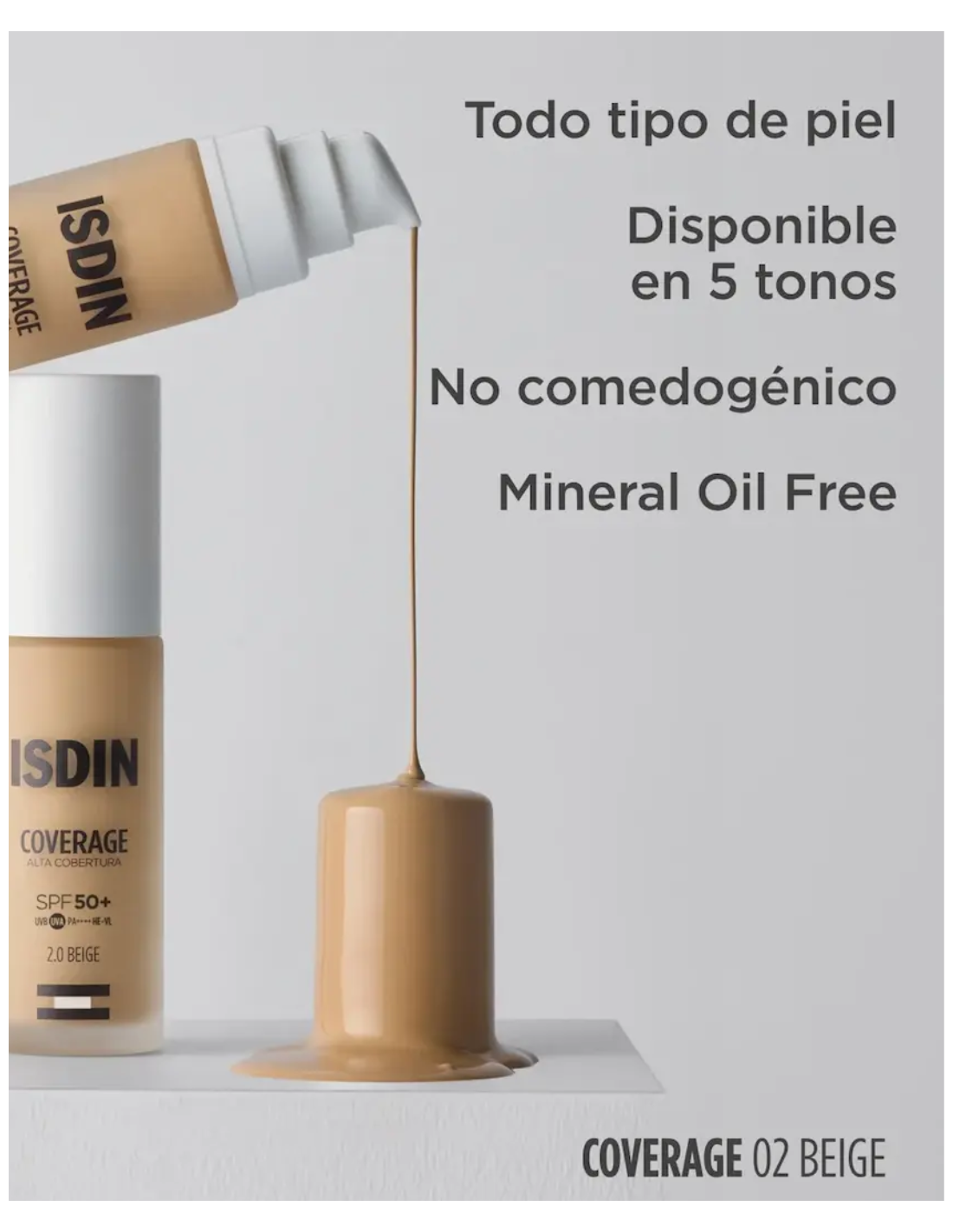 ISDIN COVERAGE COLOR 2.0 BEIGE (envase 30 gramos)