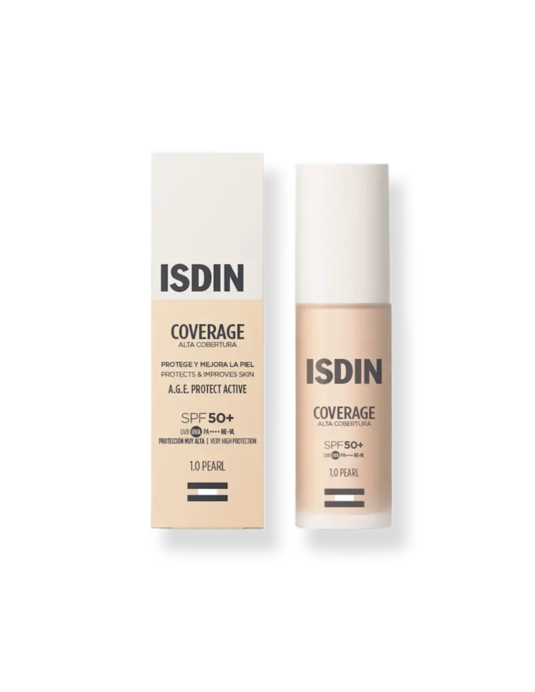 ISDIN COVERAGE COLOR 1.0 PEARL (envase 30 gramos)