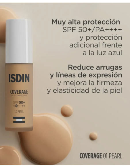 ISDIN COVERAGE COLOR 1.0 PEARL (envase 30 gramos)
