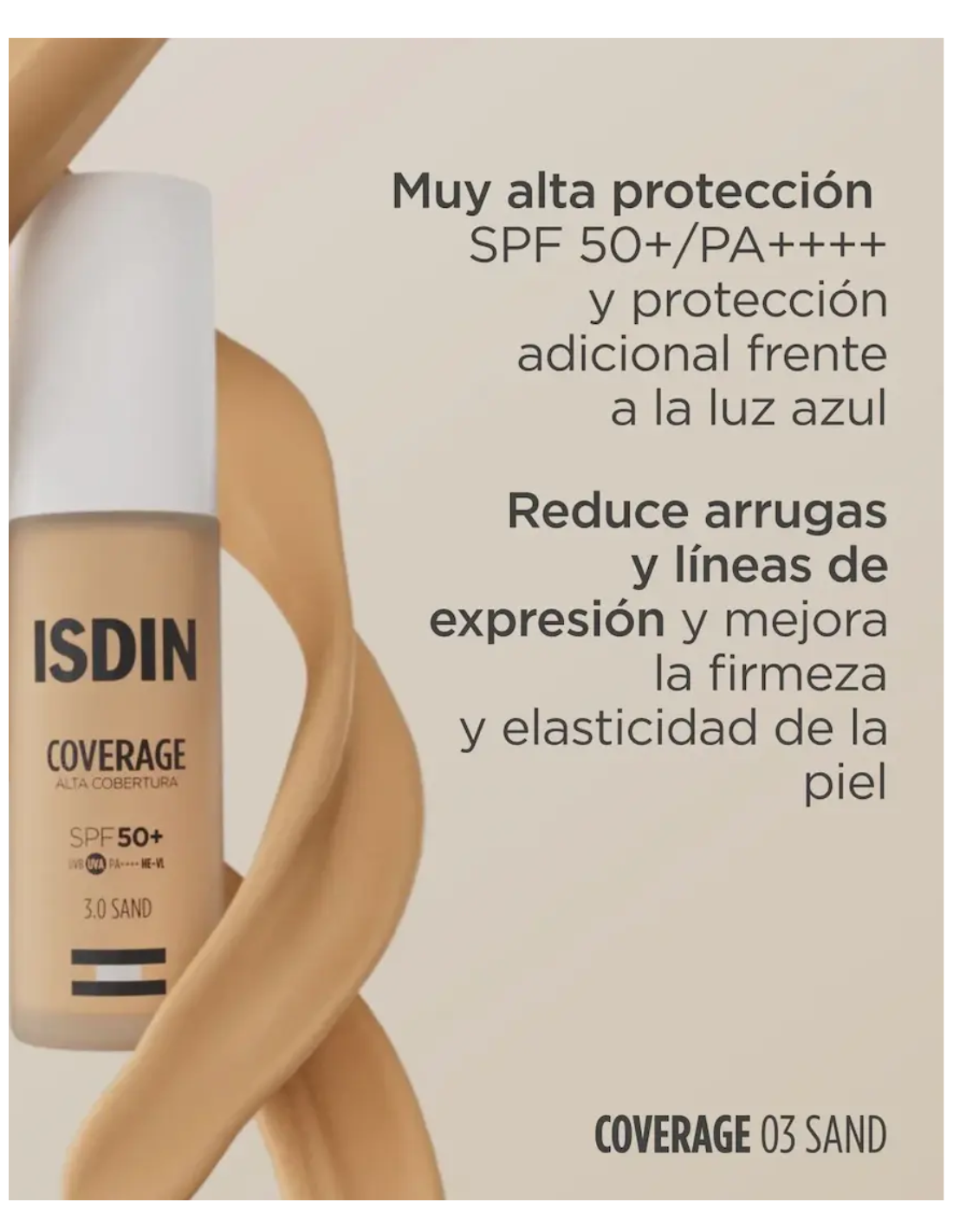 ISDIN COVERAGE COLOR 3.0 SAND (envase 30 gramos)