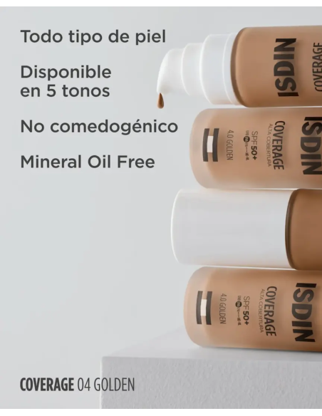ISDIN COVERAGE COLOR 4.0 GOLDEN (envase 30 gramos)