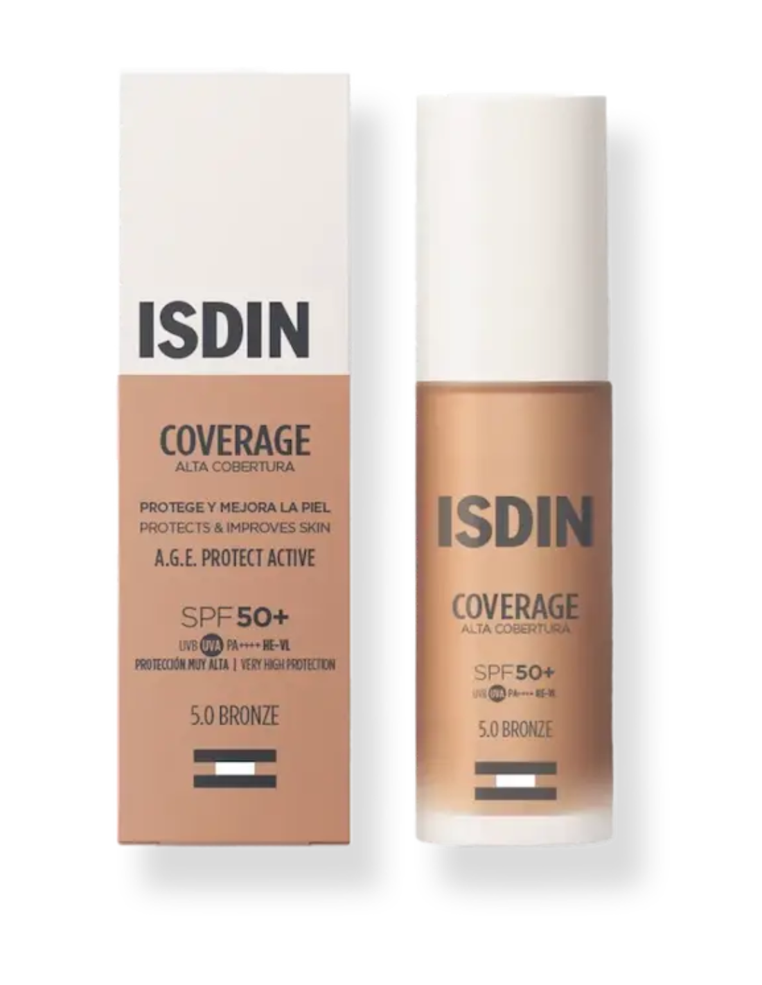 ISDIN COVERAGE COLOR 5.0 BRONZE (envase 30 gramos)