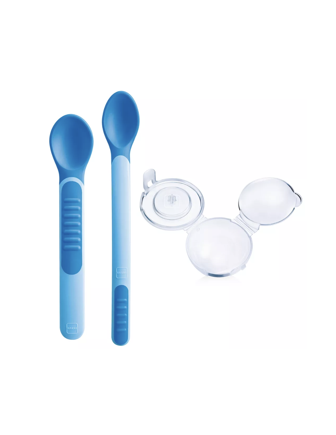 MAM FEEDING SPOONS AND COVER CUBIERTOS...
