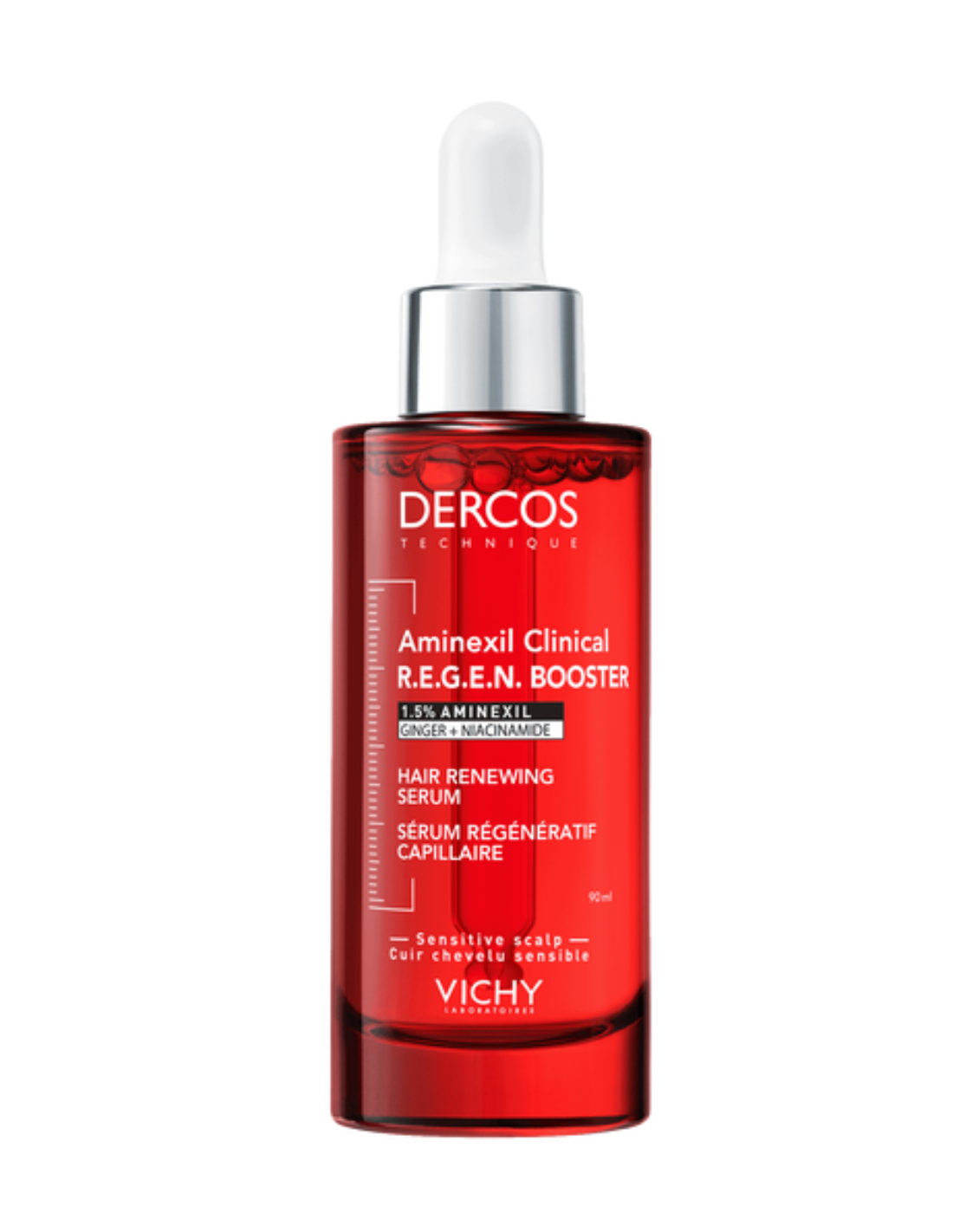 VICHY DERCOS SERUM CAPILAR REGENERADOR AMINEXIL CLINICAL R.E.G.E.N BOOSTER 90mL