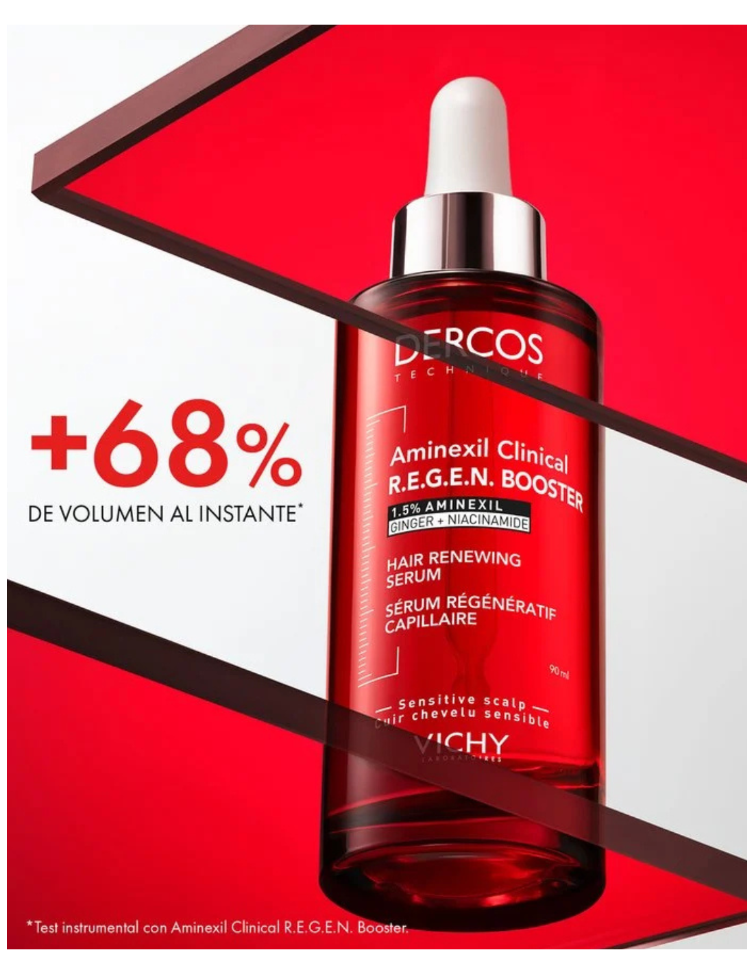 VICHY DERCOS SERUM CAPILAR REGENERADOR AMINEXIL...