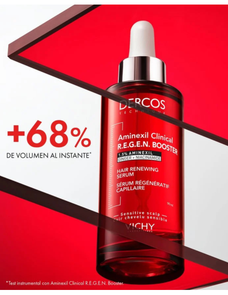 VICHY DERCOS SERUM CAPILAR REGENERADOR AMINEXIL CLINICAL R.E.G.E.N BOOSTER 90mL